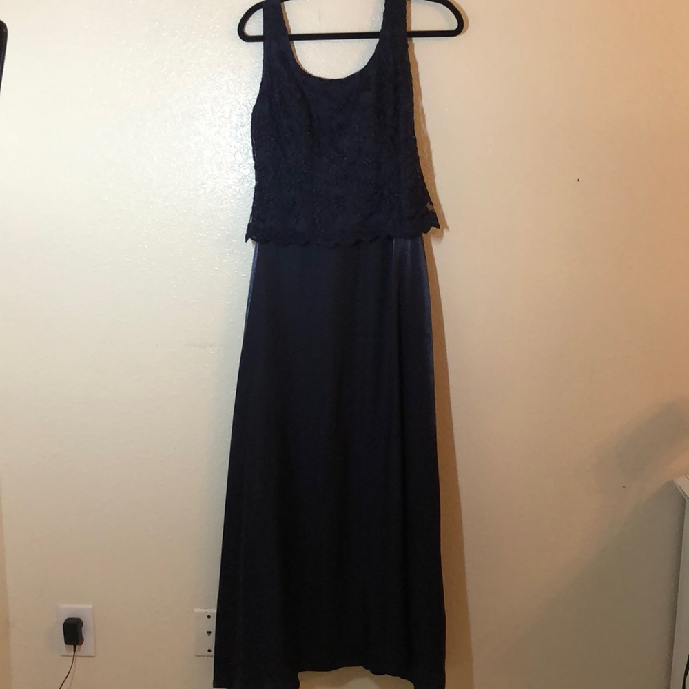 Mother of the Bride, Collections size 8 Navy blue long dress.
